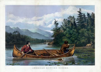 Eine gute Veränderung, veröffentlicht von Currier & Ives, ca. 1863
